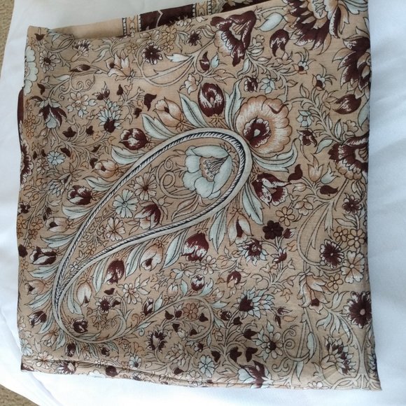 FORALSCARF  MULTIPLE PATTERN 100%PURE SILK - Picture 3 of 7